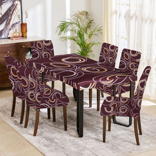 Premium Stretchable Dining Table & Chair Cover