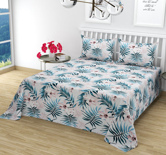 Cotton Bedsheet With Designer Print