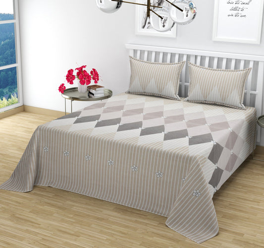 Pure Cotton Premium Double Bed Sheet